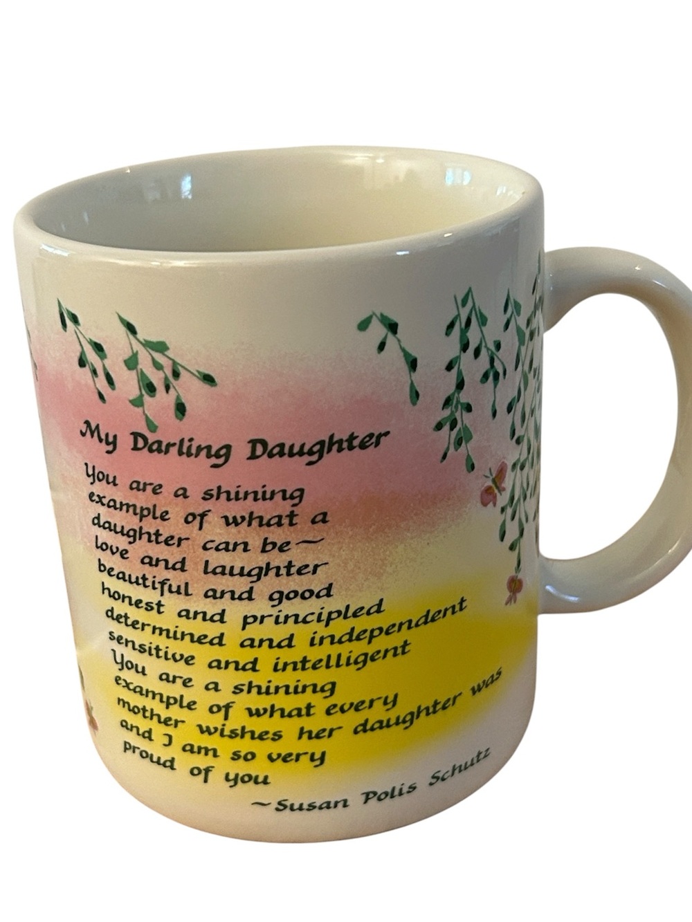 Darling Daughter Mug Susan Polis Schultz blue mountain arts Papel